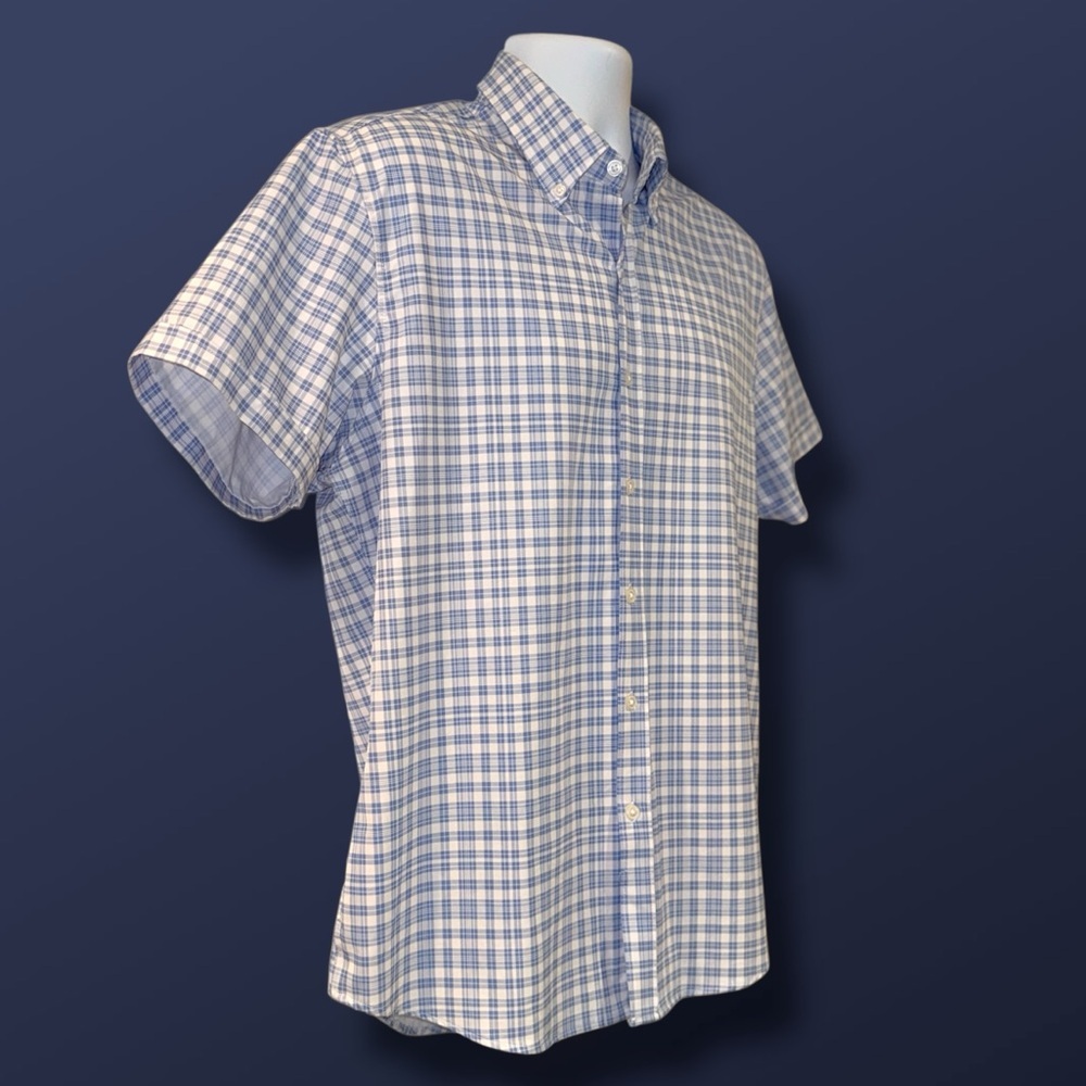 Cactus Man by Ricky Singh Tech Comfort Short Sleeve Button Down Shirt Size Large